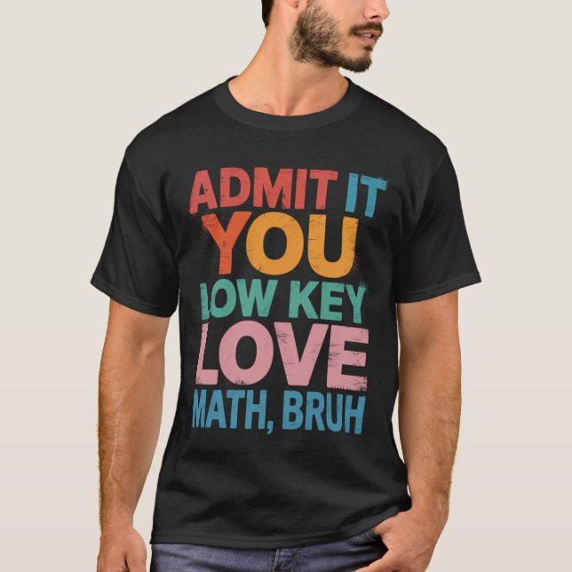 T-shirt Prof de maths drôle fille (Devant)