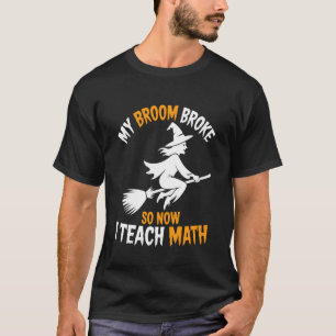 T-shirt Prof de maths Halloween Science Drôle École pour E