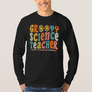 T-shirt Prof de science groovy Daisy Coloré retour à l'éco