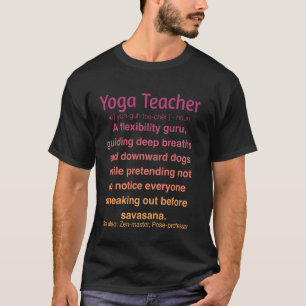 T-shirt Prof de yoga drôle 1