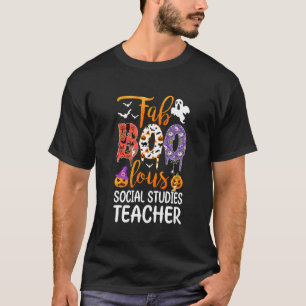T-shirt Prof Fantastique de Sciences Sociales Fantôme du H