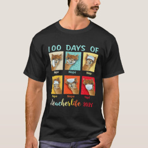 T-shirt Prof Llama portant un masque incorrect pour 100 jo