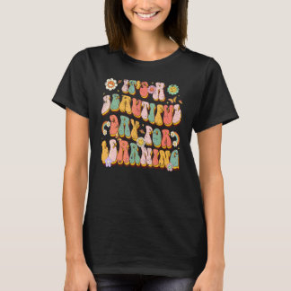 T-shirt Prof Retro Retour à l'école C'est une Belle Journé