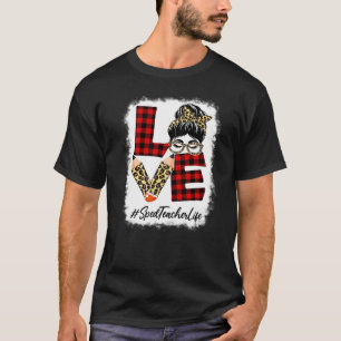 T-shirt Prof Spécialisé Amour Chignon Sale Léopard Buffalo