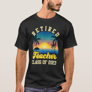 T-shirt Professeur À La Retraite 2023 Pour Hommes Femmes
