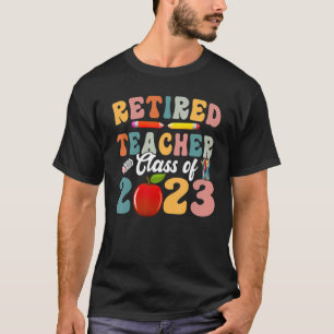 T-shirt Professeur À La Retraite 2023 Pour Hommes Femmes