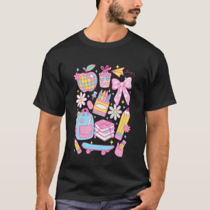 T-shirt Professeur à nœud coquette prépa Rentrée scolaire