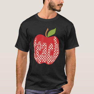 T-shirt Professeur Apple Retour À L'École Appréciation De