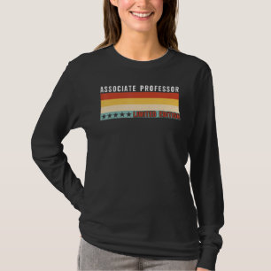 T-shirt Professeur Associé Titre de l'emploi Professeur Tr