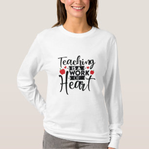 T-shirt Professeur Cadeaux L'Enseignement Est Une Oeuvre