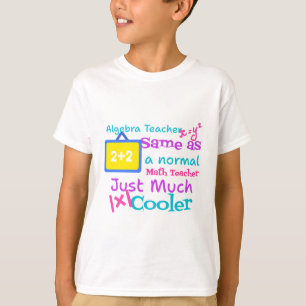 T-shirt Professeur d'algèbre identique à un professeur de