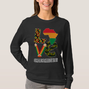 T-shirt Professeur d'anglais langue étrangère Amour Histoi