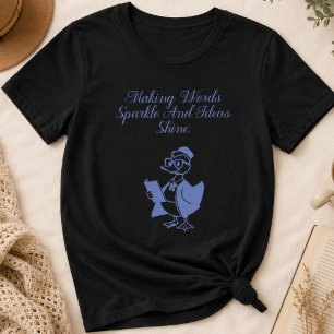 T-shirt Professeur d'anglais qui fait scintiller les mots