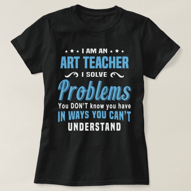 T-shirt Professeur d'art (Design devant)