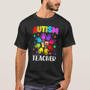 T-shirt Professeur d'autisme Puzzle Sensibilisation à l'au