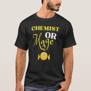 T-shirt Professeur de chimie ou mage d'alchimie ou profess