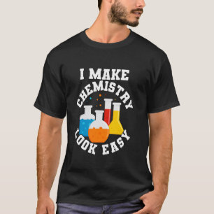 T-shirt Professeur de chimie Professeur de sciences Nerd F