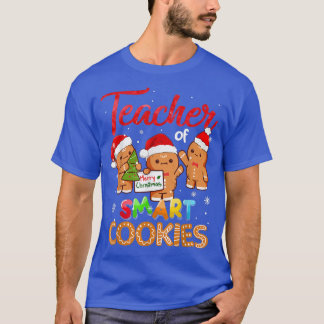T-shirt Professeur De Cookies Intelligents Noël Enseignant