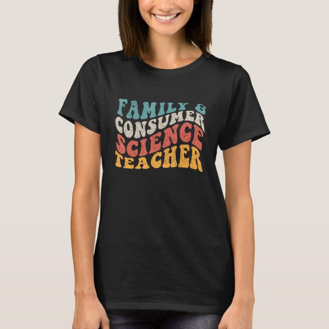 T-shirt Professeur De Facteurs Scientifiques Familiaux Et  (Devant)