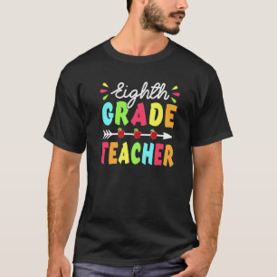 T-shirt Professeur de huitième année Retour à l'école Prem