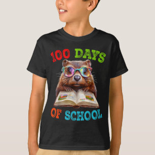 T-shirt Professeur de la 100e journée d'école de la marmot