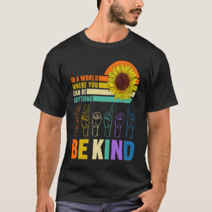 T-shirt Professeur de langue des signes Langue des signes 