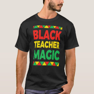 T-shirt Professeur de magie d'histoire des Noirs