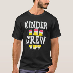 T-shirt Professeur de maternelle Kinder Crew 1er jour d'é