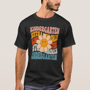T-shirt Professeur de Maternelle Rétro Daisy Coloré Retour