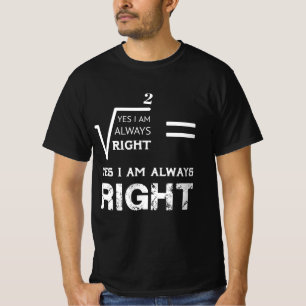 T-shirt Professeur de mathématiques de calcul à la retra