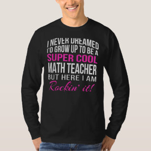 T-shirt Professeur de mathématiques Drôle cadeau école App