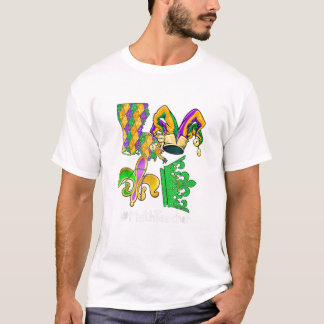 T-shirt Professeur de mathématiques Mardi Gras