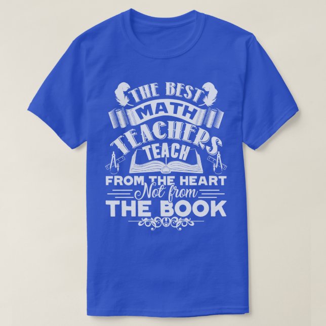 T-shirt Professeur de mathématiques Meilleur enseignant de (Design devant)