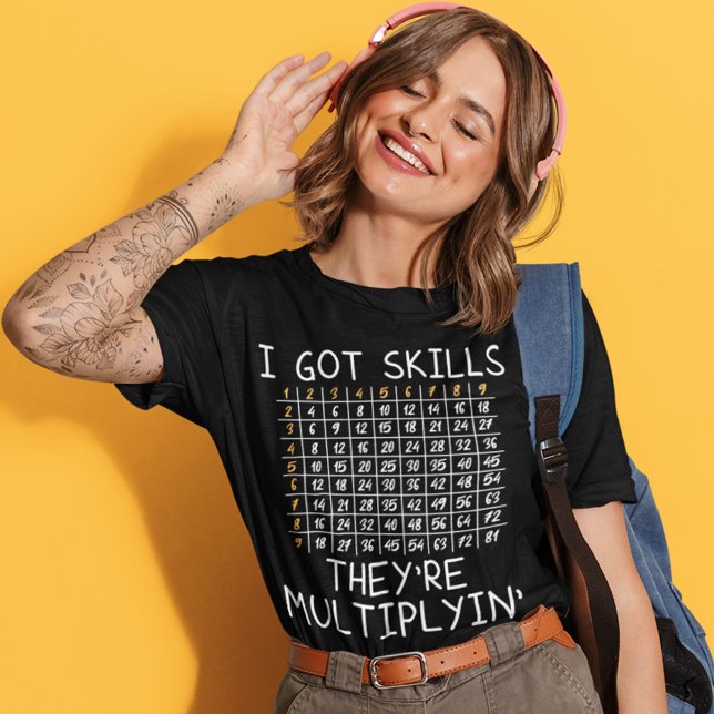 T-shirt Professeur de mathématiques ont des compétences mu (Créateur téléchargé)