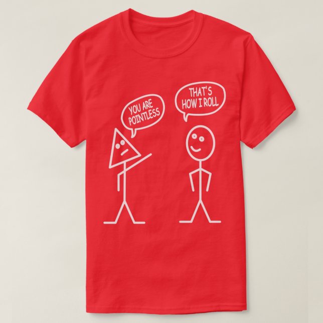 T-shirt Professeur de mathématiques Vous êtes sans point T (Design devant)