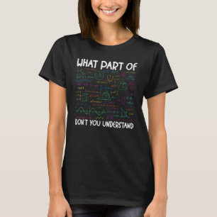 T-shirt Professeur De Maths Étudiant Pour Hommes Et Femmes