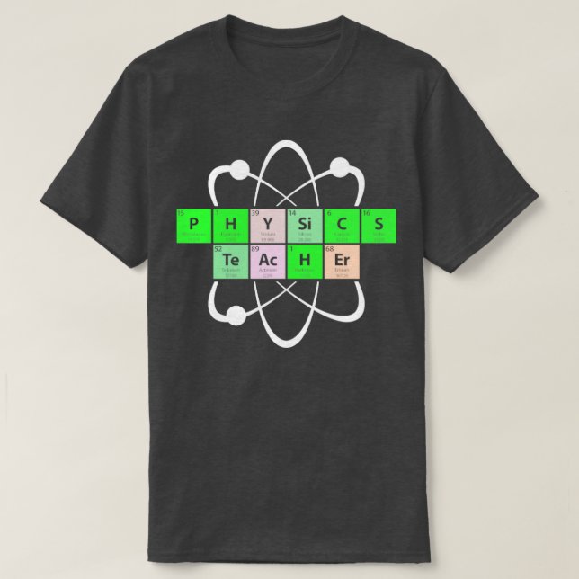 T-shirt Professeur de physique1 (Design devant)