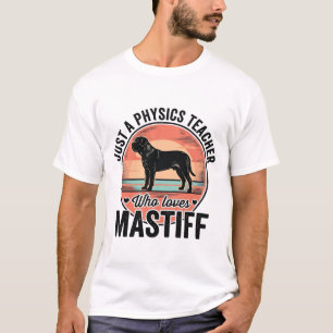 T-shirt Professeur de physique aime Maillot de chien vinta
