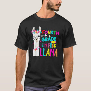 T-shirt Professeur de quatrième année 100e jour d'école sa