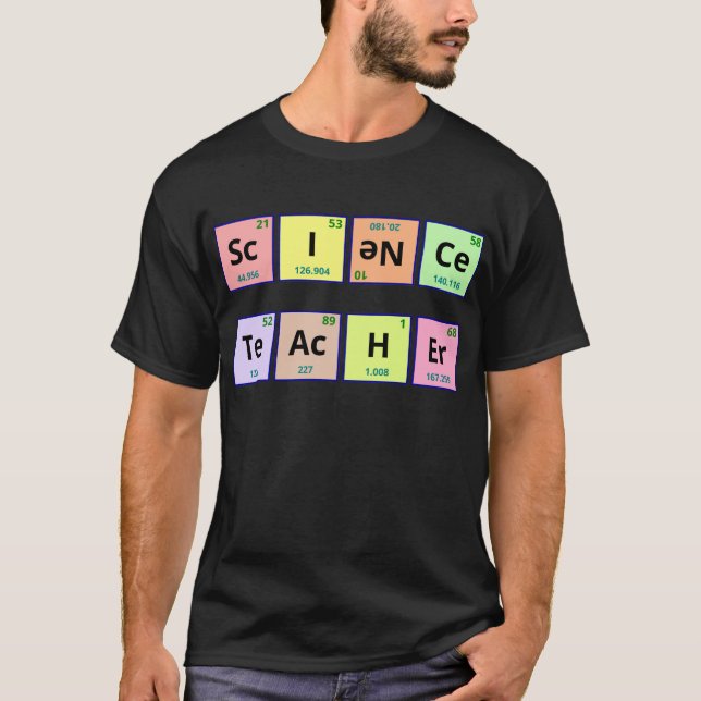 T-shirt Professeur de Sciences (Devant)