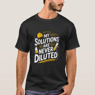 T-shirt Professeur de sciences de chimie, ingénieur chimis