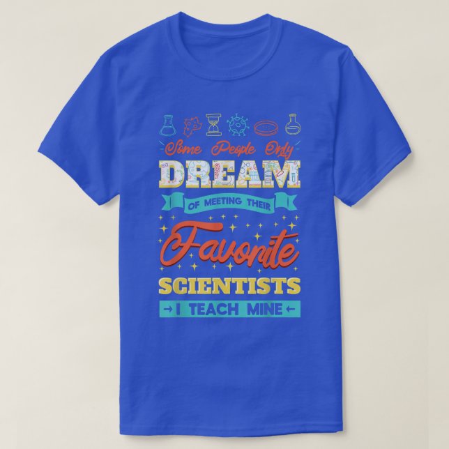 T-shirt Professeur de sciences Futurs scientifiques Éducat (Design devant)