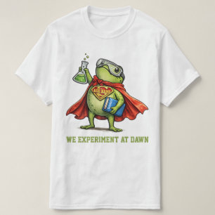 T-shirt Professeur de sciences personnalisé Grenouille Re