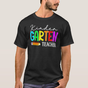 T-shirt Professeur d'école maternelle amusant de retour à