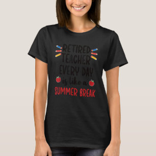 T-shirt Professeur D'école Retraité Drôle Retraite Profess