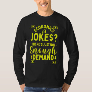 T-shirt Professeur D'Économie Pour Les Blagues Sur L'Écono