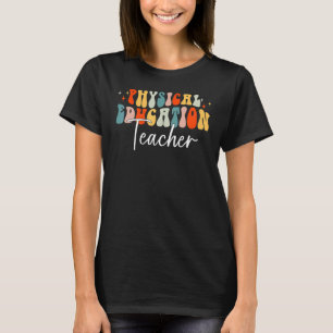 T-shirt Professeur d'éducation physique Automne Feuilles d