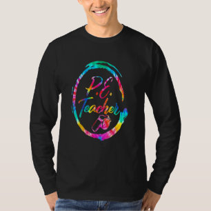 T-shirt Professeur d'éducation physique Tie Dye Équipe de