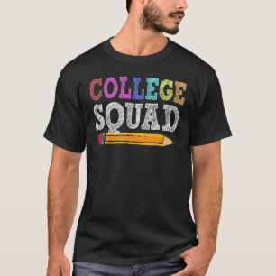 T-shirt Professeur d'équipe universitaire Étudiant Rentree