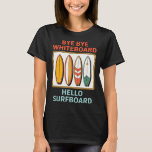 T-shirt Professeur drôle été surf surfant vacances vacance
